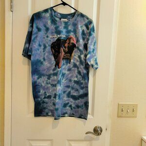 Janis Joplin T Shirt with signature on back - Size L but more like M